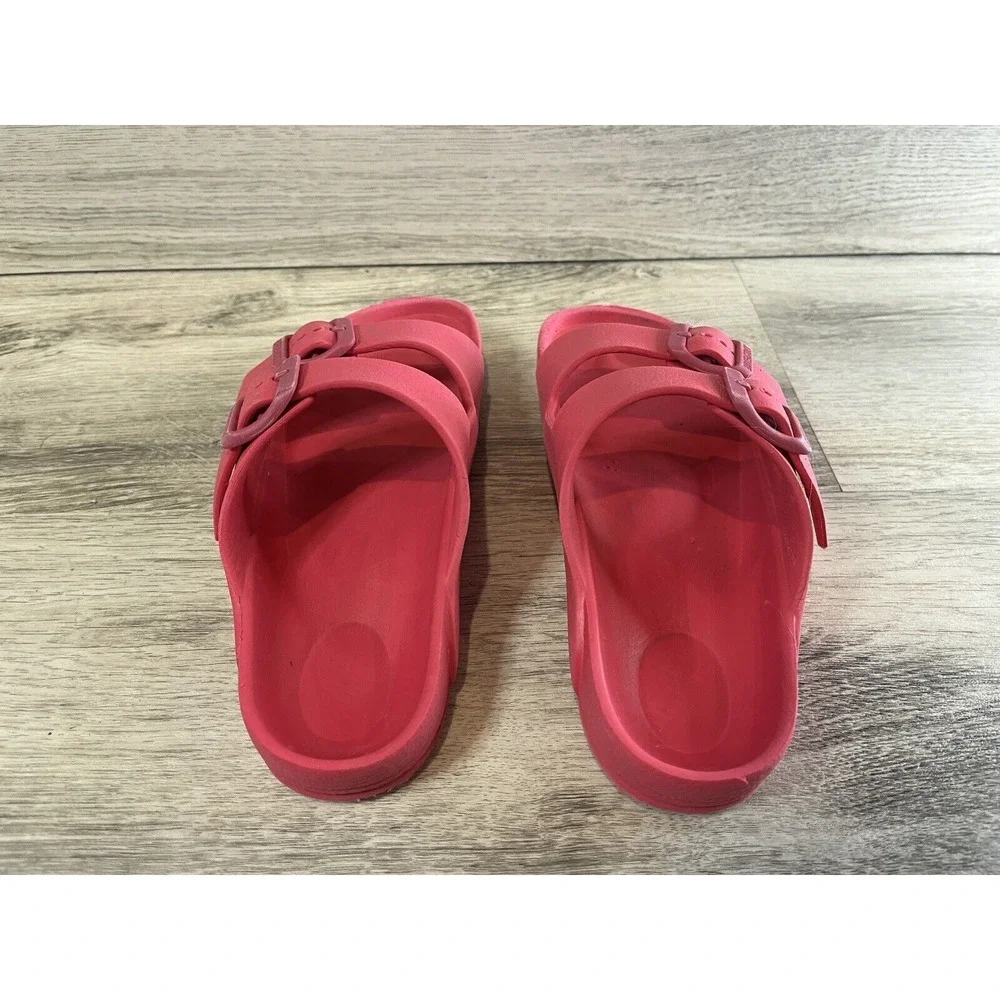 Birkenstock Arizona Eva Size Ladies Womens 2‎ Pink Buckle Sandals Summer